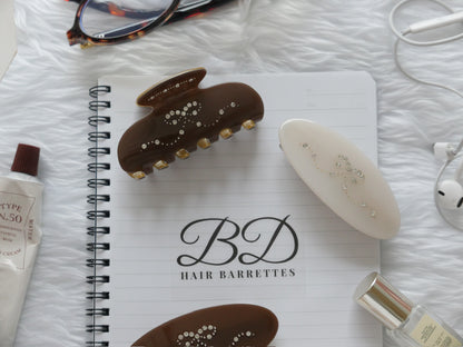 Mimi Hair Barrette Cream