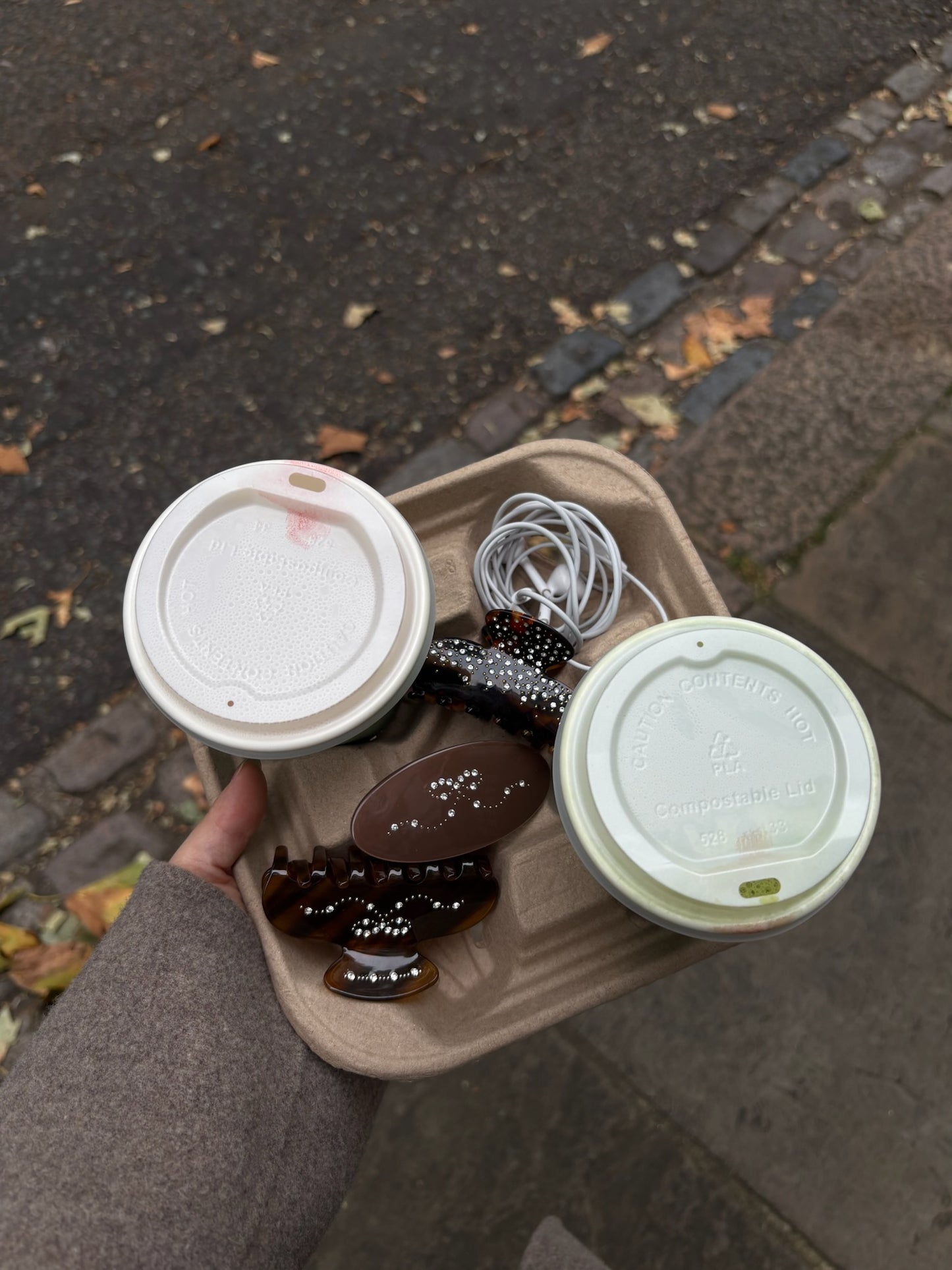 Mimi Claw Clip in Brown