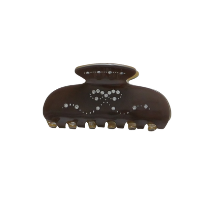Mimi Claw Clip in Brown