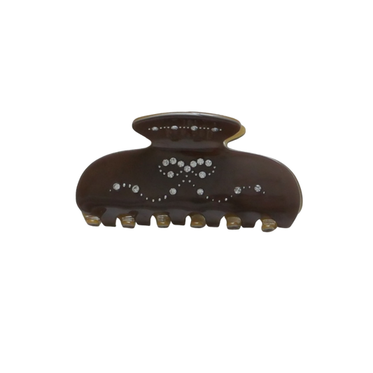 Mimi Claw Clip in Brown