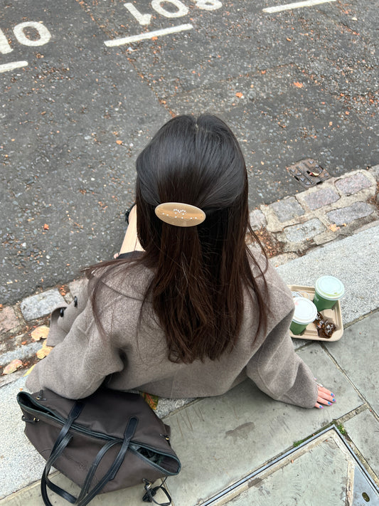 Valerie Barrette in Cream